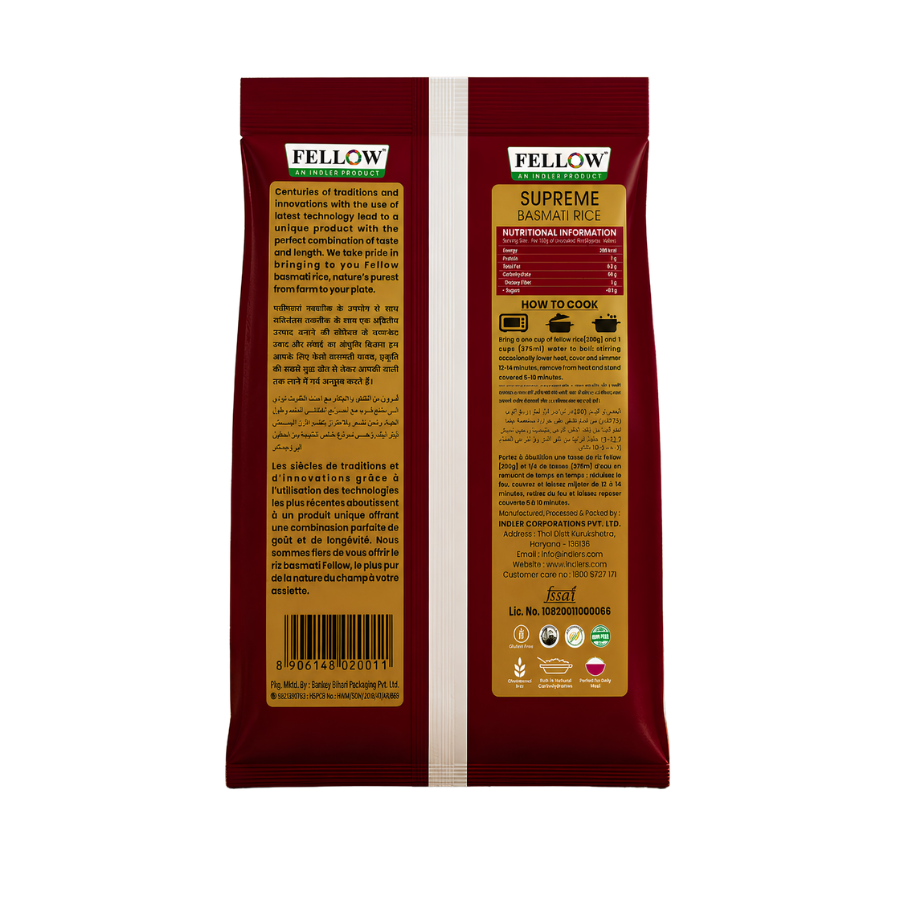 Fellow Supreme Basmati Rice – 5 kg