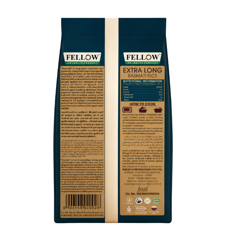 Fellow Extra Long Basmati Rice – Aged Rice 1 kg
